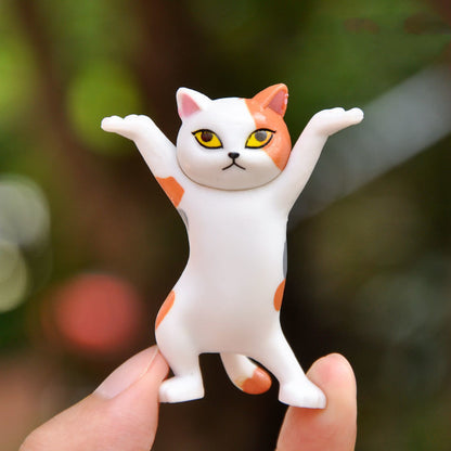 "Lustiges Kinder-Spielzeug Geschenk Katze Sarg-Tanz Puppe Tiere Figuren Handgemachte Blind Box Dekorationsspielzeug Geschenk"