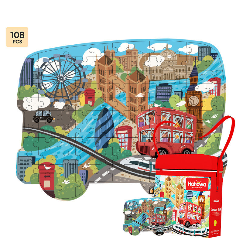 Jigsaw Puzzle Children's Educational Toys Fighting Blocks Dinosaur Birthday Gift