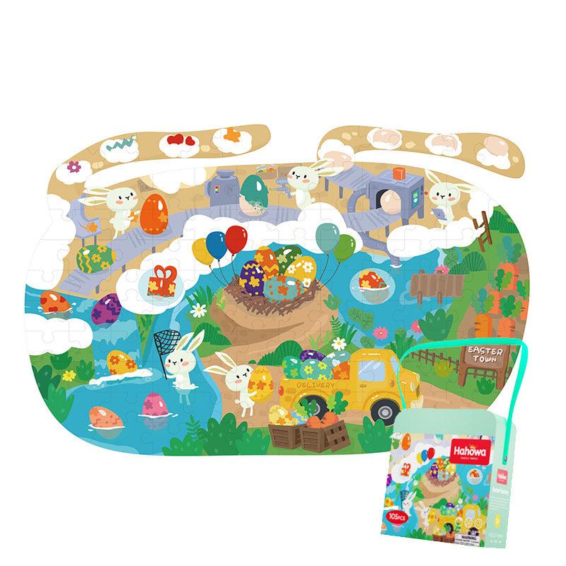Jigsaw Puzzle Children's Educational Toys Fighting Blocks Dinosaur Birthday Gift