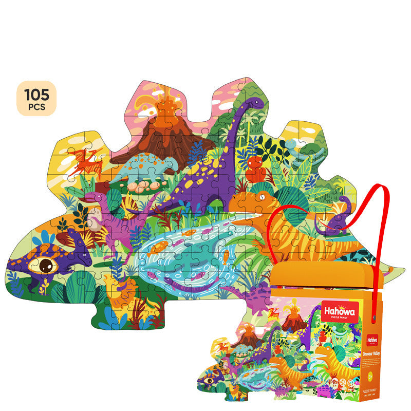 Jigsaw Puzzle Children's Educational Toys Fighting Blocks Dinosaur Birthday Gift