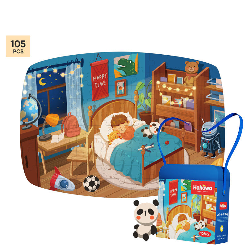 Jigsaw Puzzle Children's Educational Toys Fighting Blocks Dinosaur Birthday Gift