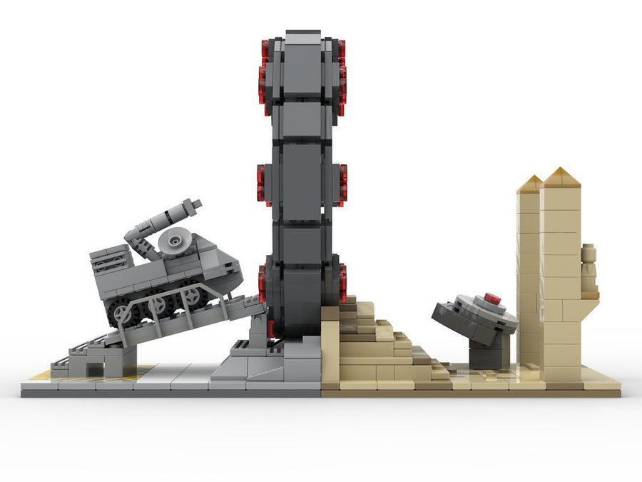 Moc-27131 Space War Stargate Befehl Modell Sterne Interstellare Reise Spielzeug Wars Set Spielzeug Kinder Geschenke Bausteine Spielzeug