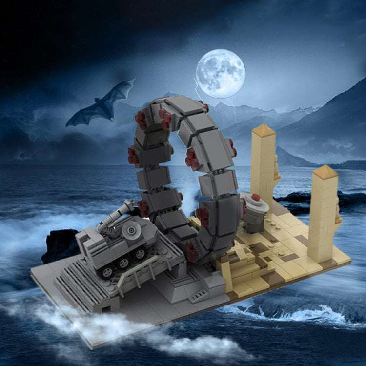 Moc-27131 Space War Stargate Befehl Modell Sterne Interstellare Reise Spielzeug Wars Set Spielzeug Kinder Geschenke Bausteine Spielzeug