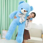 80-100 cm Baumwolle Gefüllte Plüschtiere Macaron-Farben Teddybär Plüschtiere Kissen Weiche Tierpuppe