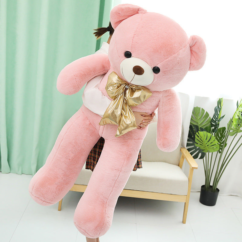 80-100 cm Baumwolle Gefüllte Plüschtiere Macaron-Farben Teddybär Plüschtiere Kissen Weiche Tierpuppe