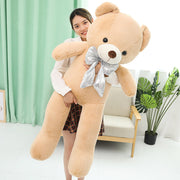 80-100 cm Baumwolle Gefüllte Plüschtiere Macaron-Farben Teddybär Plüschtiere Kissen Weiche Tierpuppe
