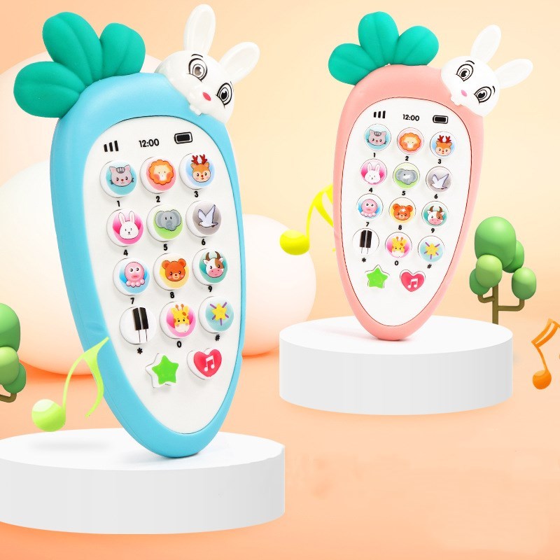 Kinder Simulation Musik Rettich Handy Spielzeug
