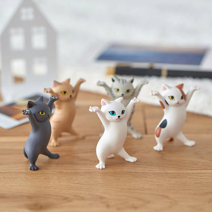 "Lustiges Kinder-Spielzeug Geschenk Katze Sarg-Tanz Puppe Tiere Figuren Handgemachte Blind Box Dekorationsspielzeug Geschenk"