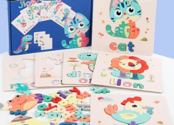 Kinder Pädagogisches Spielzeug Brief Passenden Rechtschreibung Puzzle Zu Zauber Worte