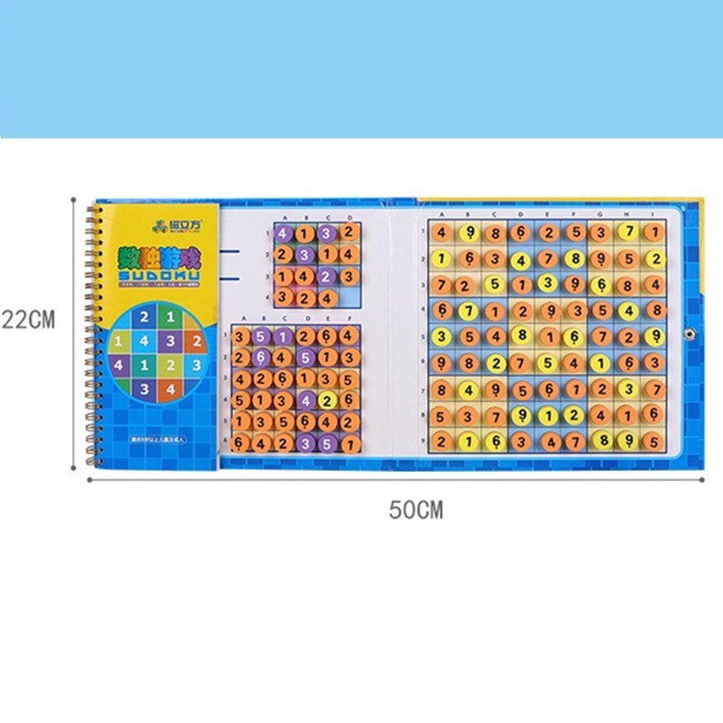 Magnetische Children''S Jiugongge Intelligenz Sudoku Spiel Schachbrett Anzahl Anfänger Grundschüler Ausbildung Denken Puzzle Spielzeug