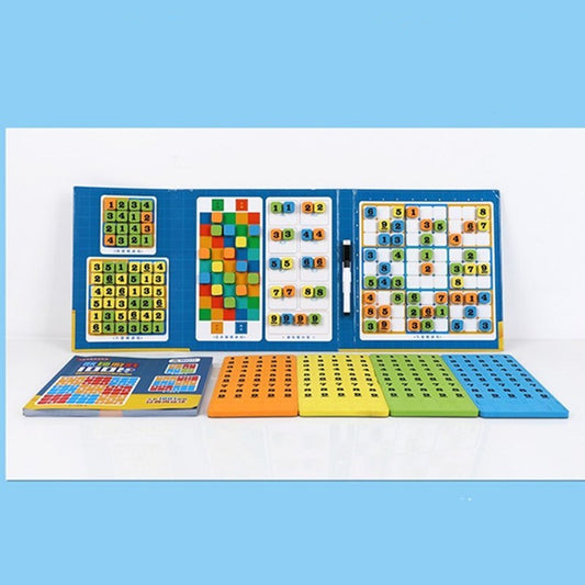 Magnetische Children''S Jiugongge Intelligenz Sudoku Spiel Schachbrett Anzahl Anfänger Grundschüler Ausbildung Denken Puzzle Spielzeug