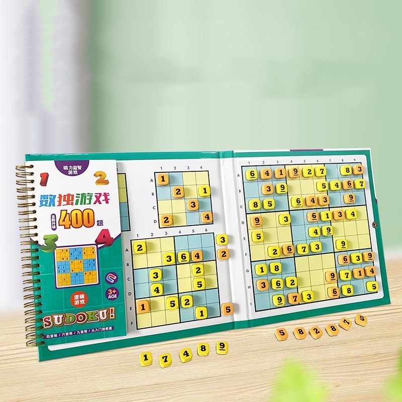 Magnetische Children''S Jiugongge Intelligenz Sudoku Spiel Schachbrett Anzahl Anfänger Grundschüler Ausbildung Denken Puzzle Spielzeug