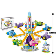 LOZ Bausteine Mini Kleine Partikel Bausteine Kinder Pädagogisches Spielzeug Diy Spielplatz Riesenrad Einsetzen Bausteine