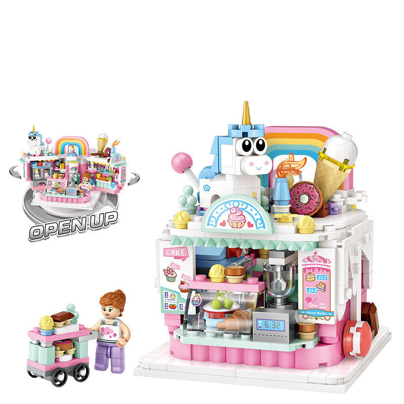 LOZ Bausteine Mini Kleine Partikel Bausteine Kinder Pädagogisches Spielzeug Diy Spielplatz Riesenrad Einsetzen Bausteine