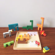Kreative Kinder-Bausteine Holz-Bildungsspielzeug