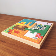Kreative Kinder-Bausteine Holz-Bildungsspielzeug