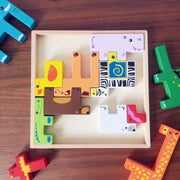 Kreative Kinder-Bausteine Holz-Bildungsspielzeug