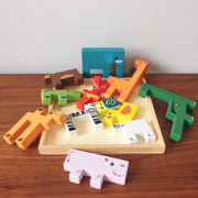 Kreative Kinder-Bausteine Holz-Bildungsspielzeug