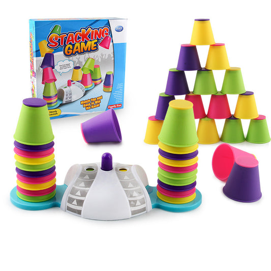 Jenga Children iS Early Educational Toys Competition Jeng Jie Cup Brain Power Competition Desktop Color Jeng Jie Gao Game