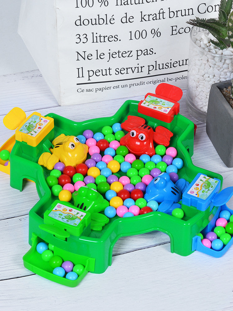 Frosch Isst Erbsen Spielzeug Doppel Eltern Kind Schlacht Desktop Puzzle Interaktion Jungen und Mädchen Kinder Geschenke