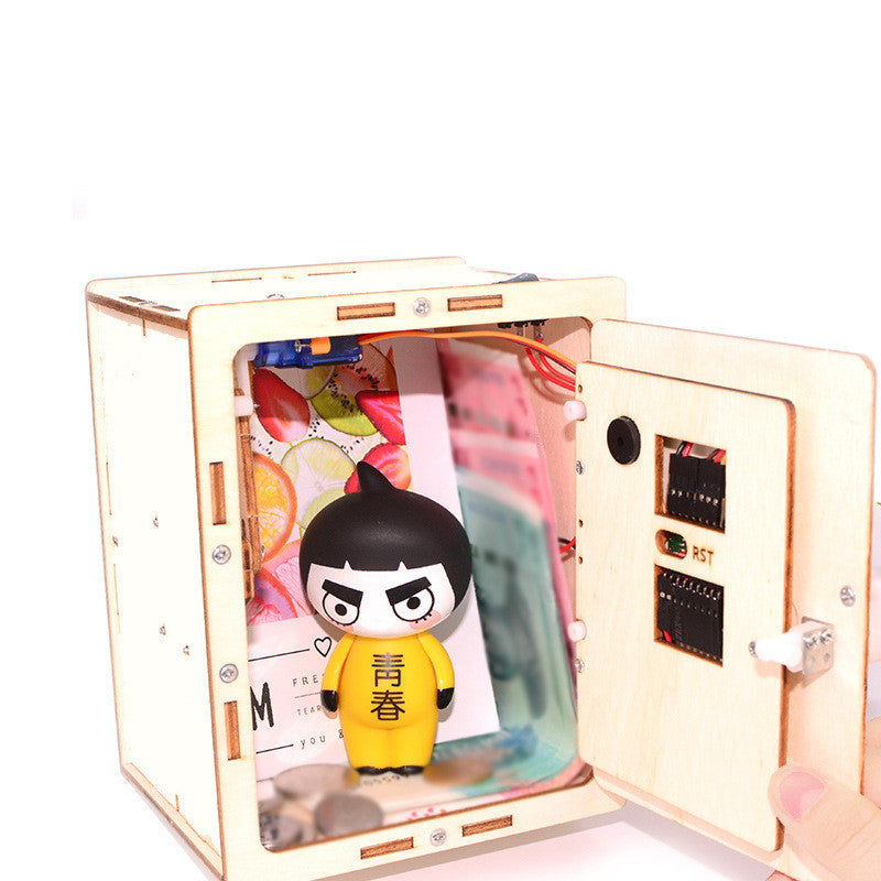 Lernen Sie kleine handgemachte Wissenschaft und Bildung Spielzeug Diy Smart Passwort Box