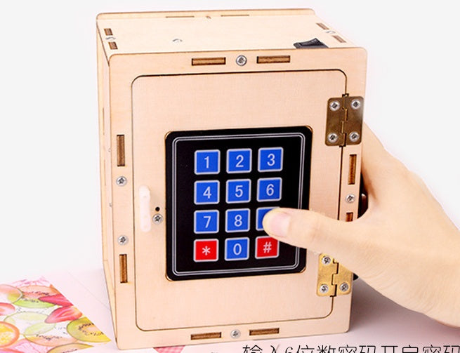 Lernen Sie kleine handgemachte Wissenschaft und Bildung Spielzeug Diy Smart Passwort Box