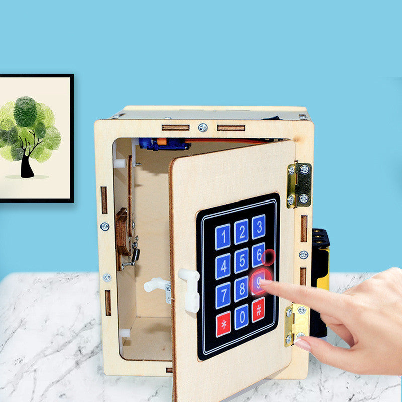 Lernen Sie kleine handgemachte Wissenschaft und Bildung Spielzeug Diy Smart Passwort Box