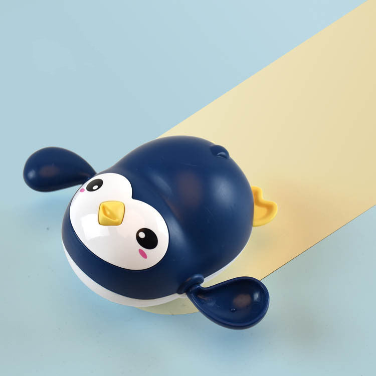 Baby Bad Spielzeug Kawaii Schwimmen Pinguin Bad Pool Spielzeug Nette Wind Up Little Pinguin Bad Spielzeug Set Baby Montessori Pädagogisches spielzeug