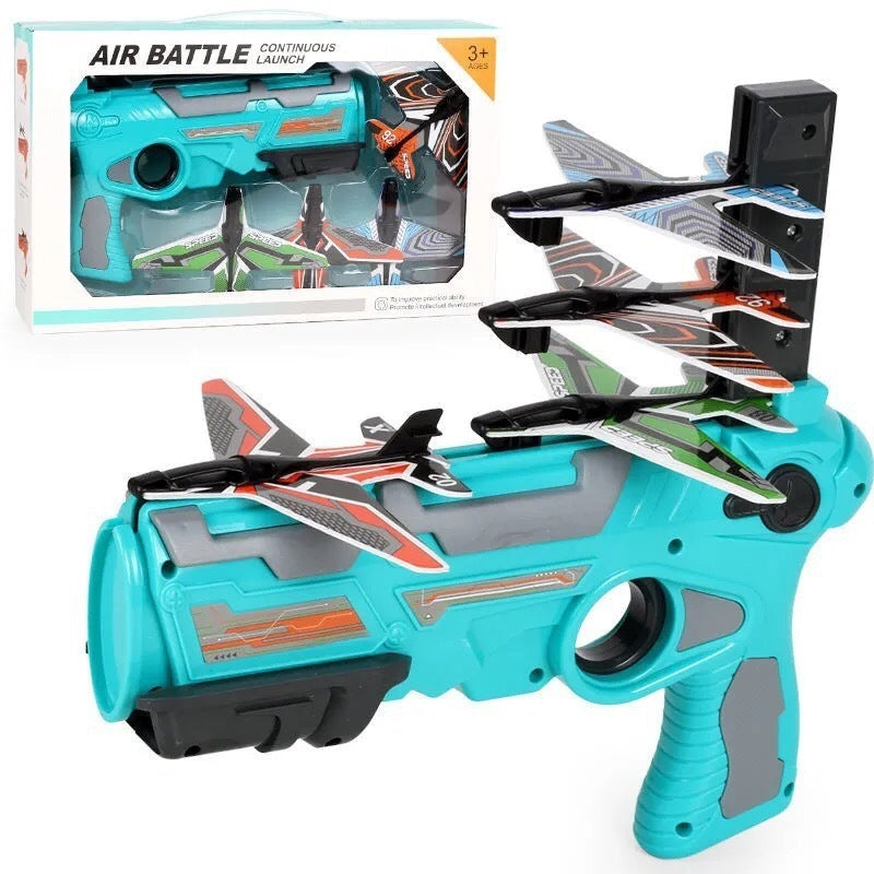 Kinder Außen Boy Spielzeug Hand Werfen Spin Segelflugzeug Modell Launcher