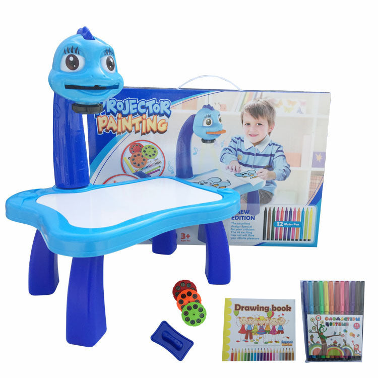 Led Projektor Kunst Zeichnung Tisch Spielzeug Kinder Malerei Bord Schreibtisch Kunst und Handwerk Projektion Pädagogisches Lernen Geschenke Spielzeug
