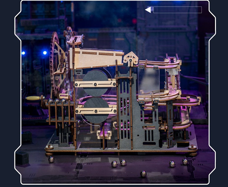 Drei-Dimensional Puzzle Kreative Mechanische Modell Track Nacht Stadt