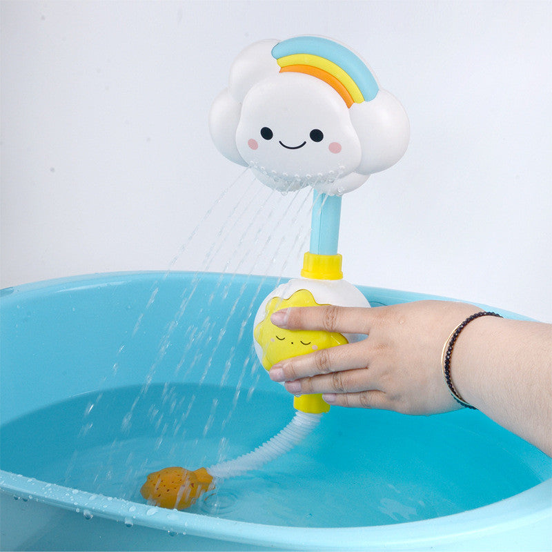Baby Bad Spielzeug, Kinder Wasser Bad Spielzeug, Jungen Und Mädchen, Säuglinge Und kleinkinder Kinder, manuelle Regenbogen Wolke Spray Dusche