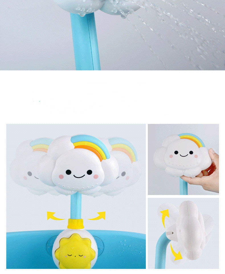 Baby Bad Spielzeug, Kinder Wasser Bad Spielzeug, Jungen Und Mädchen, Säuglinge Und kleinkinder Kinder, manuelle Regenbogen Wolke Spray Dusche