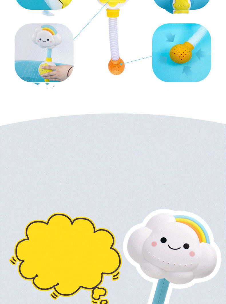 Baby Bad Spielzeug, Kinder Wasser Bad Spielzeug, Jungen Und Mädchen, Säuglinge Und kleinkinder Kinder, manuelle Regenbogen Wolke Spray Dusche