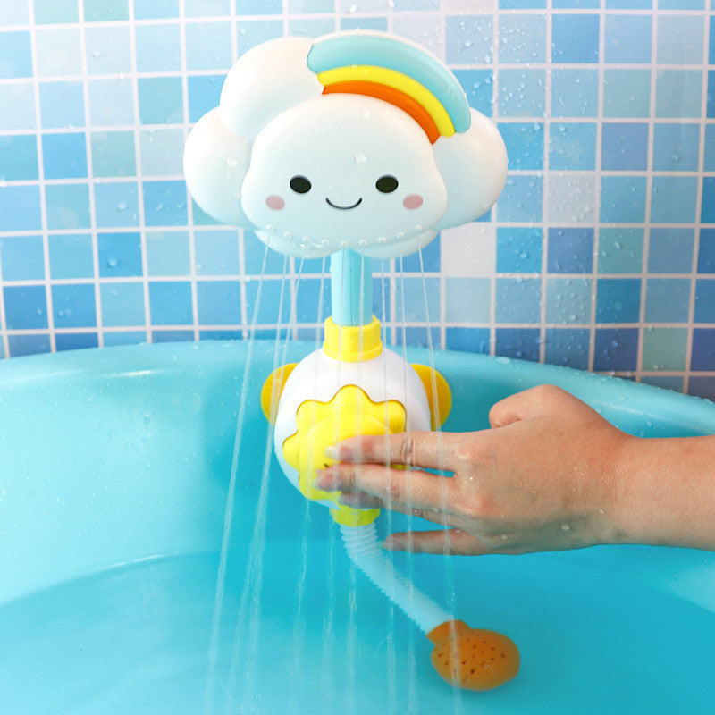 Baby Bad Spielzeug, Kinder Wasser Bad Spielzeug, Jungen Und Mädchen, Säuglinge Und kleinkinder Kinder, manuelle Regenbogen Wolke Spray Dusche