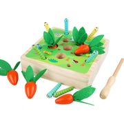mytooy Karotten-Ernte Lernspielzeug aus Holz