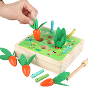 mytooy Karotten-Ernte Lernspielzeug aus Holz