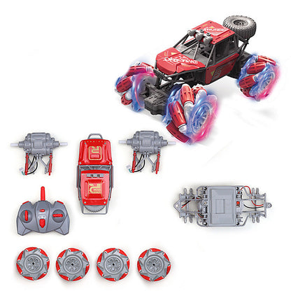 Puzzle Assembling Remote Control Car DIY Building Blocks Children's Toys