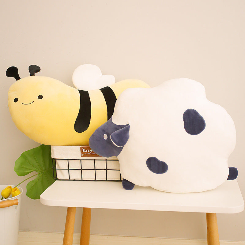 Cartoon Schafe Kissen Puppe Büro Sofa Taille Kissen Plüsch Spielzeug