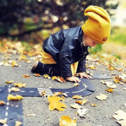 Kinder Bildungs Lernen Verkehrs Spielzeug Für Kinder Straße Gebäude Spielzeug Auto Fahrbahn Autobahn Autobahn Flexible Puzzle Track Set