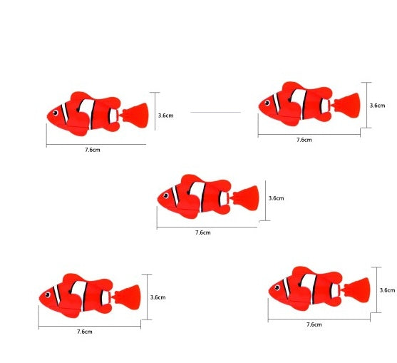 Roboter Fisch (x4 fische)