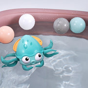 Sommer Baden Bad Spielzeug Octopus Uhrwerk Schwimmen Kinder Spielen Wasser Und Land Dual-zweck Strand Wasser Sommer Spielzeug Geschenke
