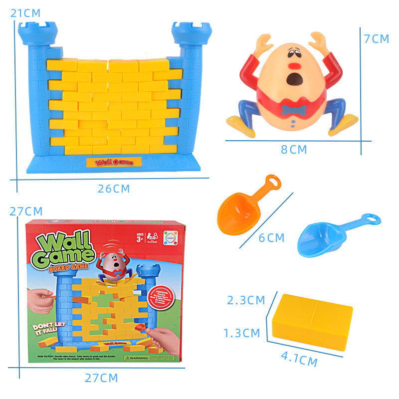 Humpty Dumpty Die Wand Spiel Kinder Spielzeug Bunte Abriss-markt Wand Spiel Interessant Kinder Spielzeug Pädagogisches Spielzeug Bausteine