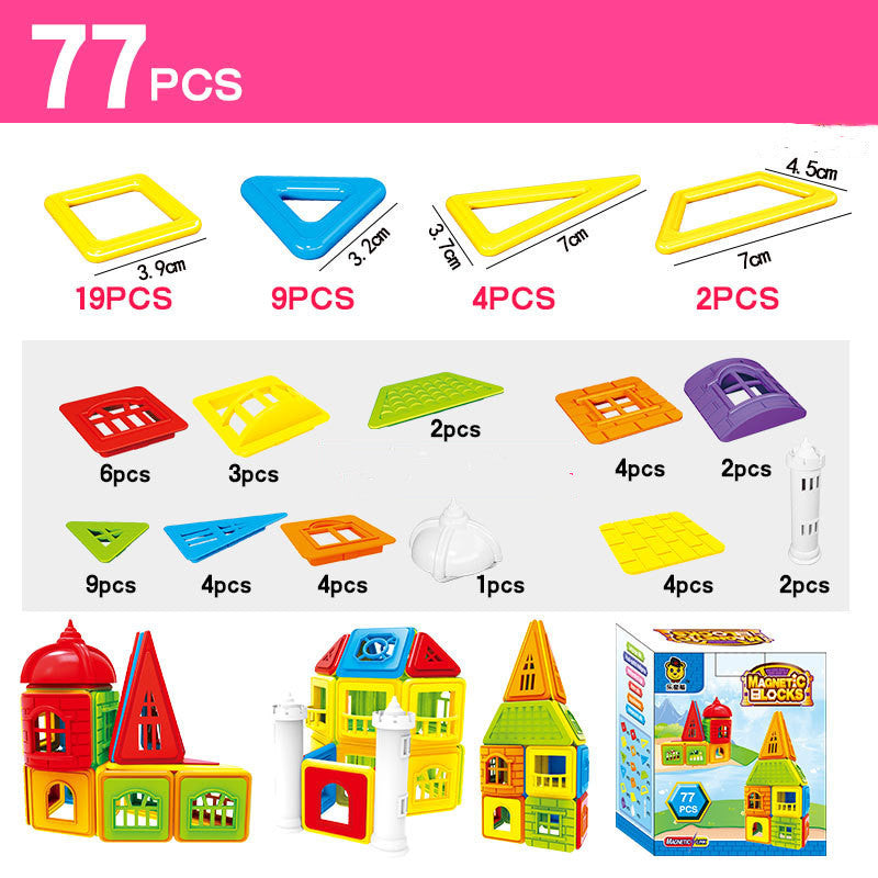 Mini Magnetische Stück Bausteine kinder Frühe Bildung Interaktives Spielzeug