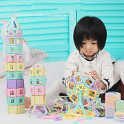 Mini Magnetische Stück Bausteine kinder Frühe Bildung Interaktives Spielzeug