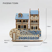 Kreuz grenze heißer verkauf 3D 3D jigsaw hand aus holz modell tabletop ornament DIY spielzeug für kinder