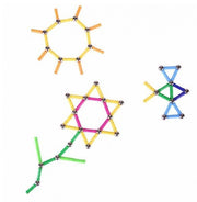 Große Magnet-Spielzeug-Stöcke & Metallkugeln Magnetische Bausteine Bau-Spielzeug für Baby-Designer Pädagogisches Spielzeug für Kinder