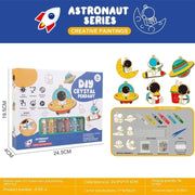 Kinder Kristall kleber Malerei Backfrei Malerei DIY Handgemachte Ornamente Mädchen Spielzeug Anzug Weihnachts geschenke