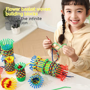 Kinder handgemachtes Diy gewebtes Gewindes pielzeug