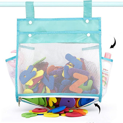 Children Bathroom Bath Toys Storage Mesh Bag